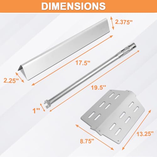 Weber Flavorizer Bars 7620 7621 et brûleur 62752 pour Genesis 300 - 5