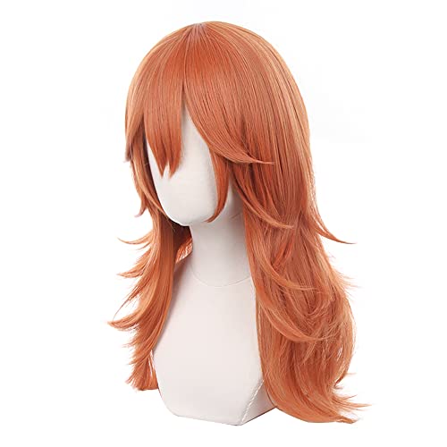 Anime Cosplay Wig for Chainsaw Man Angel Devil Cosplay Wig Long Curly Hair with Bangs for Women Girls + Free Wig Cap - Image 3