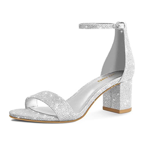 Jana Sandali Con Tacco Donna Festivi Vegan | Scarpe Eleganti Con Largo Gioco Per Piedi Larghi (Taglia H)