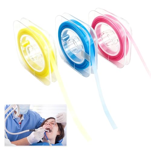 3 Bände Zahn Schleifpapier,Für Zahnschleifpapier,Zahnzwischenräume Zähne Dental,Zahnzwischenraum,Zwischenräume Mundpflege