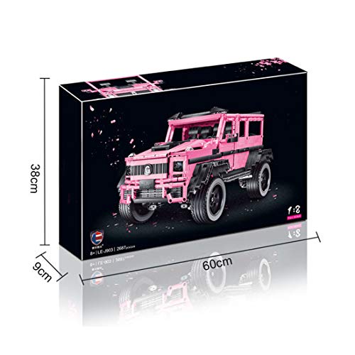 ColiCor Technic Bausteine Geländewagen Modell, 2687 Teile 1:8 Geländewage für Technic Land Rover Defender, Bausteine… – Bild 7