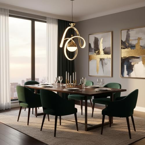 Image of BrightLyt LED Hanging Lights for Living Room /Bedside, Pendant Lights for Ceiling of Kitchen Island, Hanging Lights for Home Decoration /Dining Area /Cafe (Pack of 1) (HL71 1P)