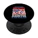 Assistant Fireworks Director Joke All Run 4th July US Flag PopSockets Adhesive PopGrip
