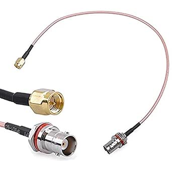 Handheld Antenna Cable SMA Male to BNC Female Adapter Pigtail Jumper ...