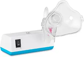 Inalador e Nebulizador de Ar Comprimido Bivolt, Silencioso e Compacto Multi Saúde - HC697E