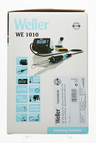 Weller WE 1010 Education Kit (T0053298390) 70W/230V WE Digital Soldering Station Kit with 2 Tips, Shear Cutter and Solder Wire, Temperature Range 100°C – 450°C - Image 15