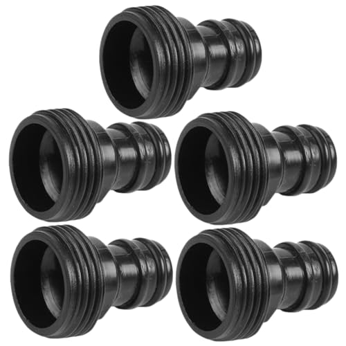 LEDMOMO 5個 水栓部品 蛇口ホース接続アダプター 製 高耐久 漏れ防止 洗濯機 食器洗い機対応 簡単取付 ホース継手