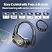 Wireless Earbuds 75hrs Bluetooth 5.4 Headphone Sport, 2026 Bluetooth Earbuds Stereo Deep Bass Over Ear Bud with Earhooks, ENC Noise Cancelling Mic, IPX7 Waterproof Earphone for Gym/Running/Workout