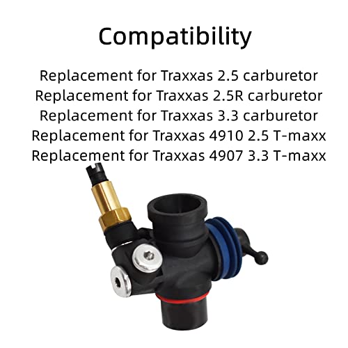 Gxywady Motorcycle 3.3 & 2.5 & 2.5R Engine Carburetor Replacement For T-Maxx Jato Rustler Slayer Carb #TOP2