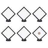 Was Sie erhalten: 6PCS Bildständer, 6PCS Display Standfuß und Kartensteckplatz, großartige Anzeige von Medaillon-Herausforderungsmünzen aus allen Winkeln, mit einer guten Aussicht.