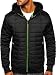 Produktbild BOLF Herren Übergangsjacke Kapuze Reißverschluss Outdoor Funktionsjacke Classic Trekking Fitness Sport J.Style KS2146 Schwarz L [4D4]
