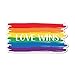Love Wins Everytime Sticker Decal LGBT Pride Gay Colourful Love
