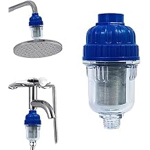 Hard Water Shower Filters, Showerhead Filters for Filtering Sediment and Other Impurities, High Output Household Tap Water Purifiers for Kitchen/Washing Machine/Bathrooms, Shower Water Filter Softener