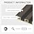 POHARE WPC Slat Wall Panels, 8-Pack 96 x 6in Accent Decorative Acoustic Wood Slats for Wall and Ceilings, Acoustic Panels for Interior Wall Modern Décor,Brown Grey