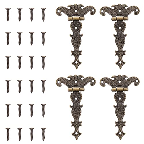 Charnières de volet en bronze au design traditionnel et robuste - 4