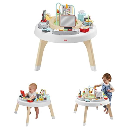 Fisher-Price Baby To Toddler Learning -Toy 2-In-1 Like A Boss Activity Center And Play Table With Lights Music And Sounds