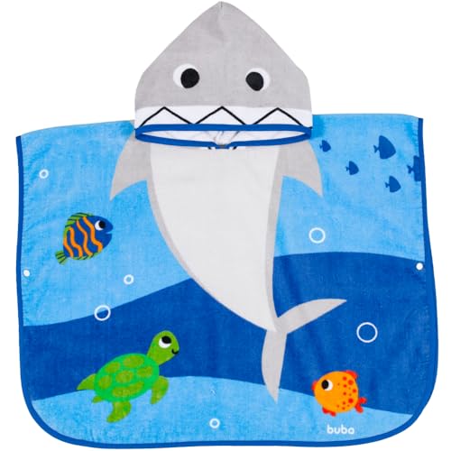 Toalha Poncho Aventuras Tubarão, Buba