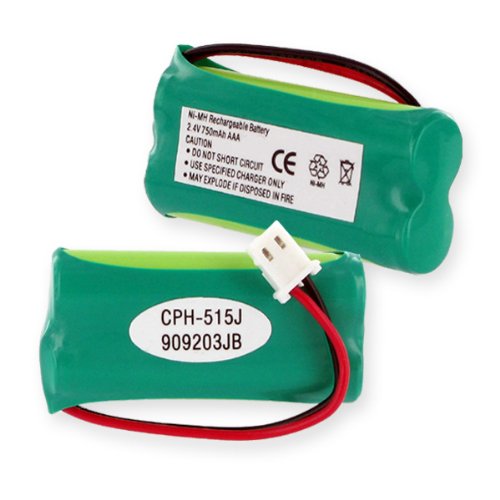 750mA, 2.4V Replacement NiMH Battery for Vtech CS6328 Cordless Phones - Empire Scientific #CPH-515J