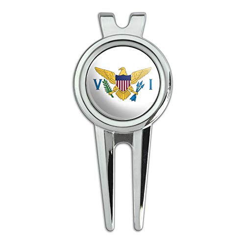 GRAPHICS & MORE Virgin Islands US Territory Flag Golf Divot