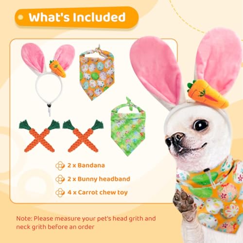 Disfraces de Pascua para Perros 8 Piezas miniatura 5