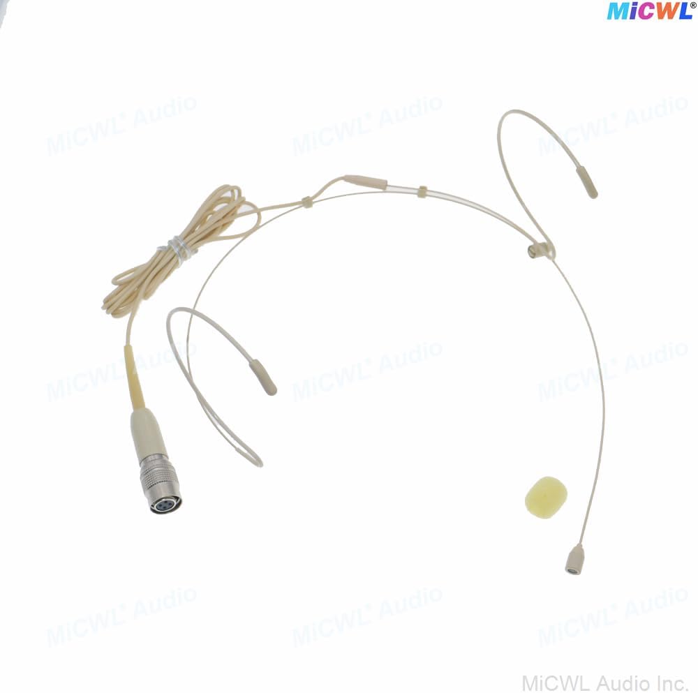 ATW70 Headset Hanging Microphone for Audio-Technica Hirose 4-Pin cW BodyPack Wireless System