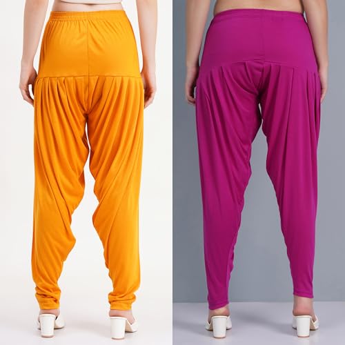 Image of Buy That Trendz Patiala Salwar for Women Relaxed Fit Viscose Patiyala Salwar Harem Bottom Pants