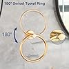 Amazon.com: Towel Ring, Bathroom Hardware Accessories, Wall-Mounted ...