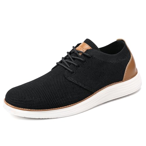Image of VILOCY Men's Fashion Dress Sneakers Casual Walking Shoes Business Oxfords Comfortable Breathable Lightweight Tennis