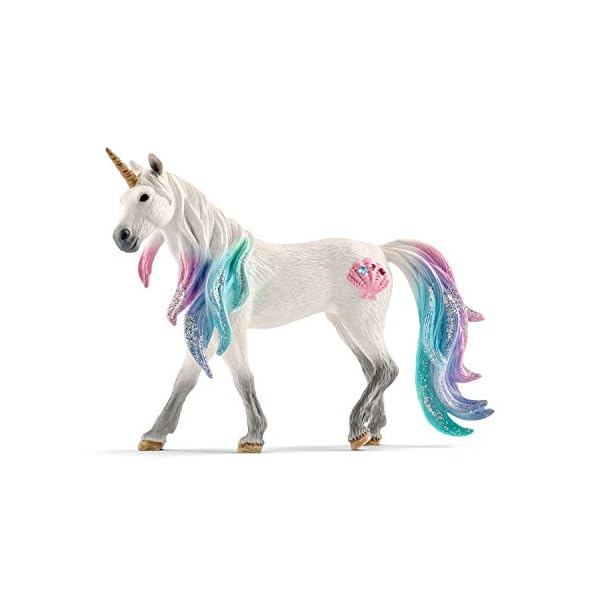 schleich 70570 Meereseinhorn, Stute, für Kinder ab 5-12 Jahren, BAYALA - Spielfigur