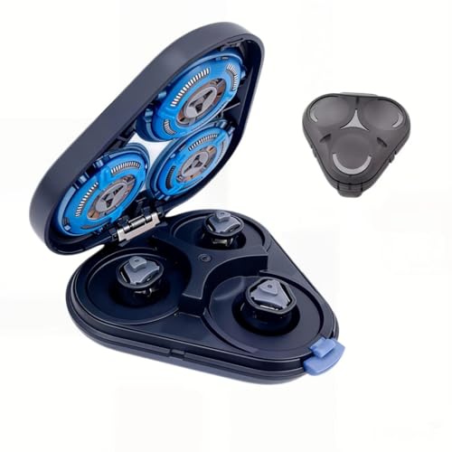 SH60 Replacement Shaver Heads Compatible with Philips Norelco Series 6000 Electric Shavers Fit S6880/81 S6810/82 S6850/85 S6xxx Razor Blade Heads