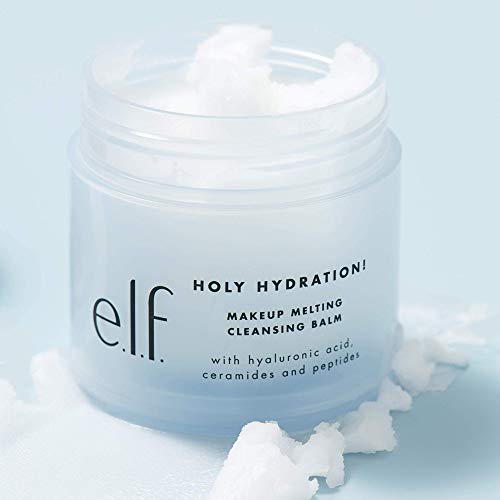 e.l.f. Holy Hydration! Makeup Melting Cleansing Balm, Face Cleanser & Makeup Remover, Infused with Hyaluronic Acid to Hydrate Skin, 2 Oz - Thumbnail 4