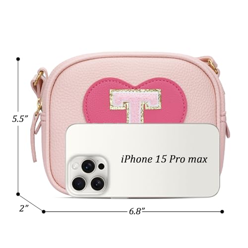 Image of KKXIU Birthday Gifts for Girls Initial Toddler Purse Cute Kids Crossbody Bag
