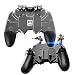 EMISH Mobile Game Controller Gamepad Trigger Aim Button L1R1 Shooter Joystick for PUBG/Fornite/Knives Out/Rules of Survival