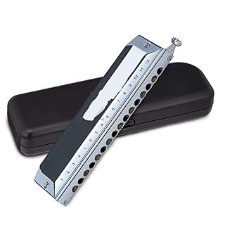 YINGJUN Série Chromatique Harmonica C 64 Laiton Roseaux 16 Trous Harp Instruments de Musique (Color : SCX 64) - Les Beatles, Paul McCartney, John Lennon, RIngo Starr, George Harrison YINGJUN Série Chromatique Harmonica C 64 Laiton Roseaux 16 Trous Harp Instruments de Musique (Color : SCX 64) – Image 2