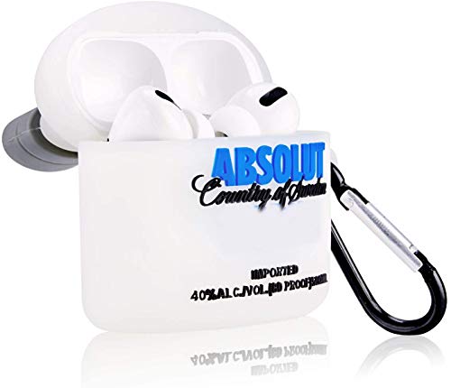 Image of Cartoon Silicone Case Compatible with Apple AirPods Pro 2 Case Cover - Cute 3D Shockproof 360 Protective Skin Cover with Keychain | AirPods Pro 2nd Gen Case (Vodka)