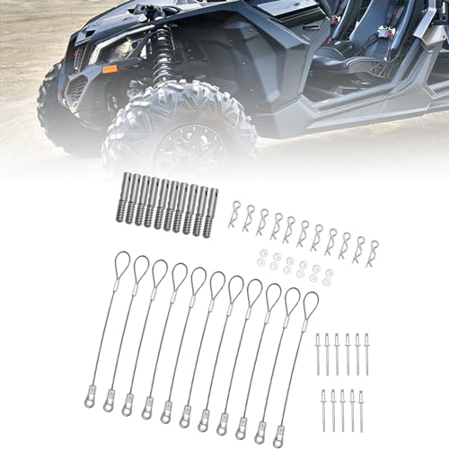 Image of X3 Clutch Cover Replaces 715005045 55 PCS Pin Kit Quick Release Belt Cover Tool X3 Compatible with Can-Am Maverick X3 2017-2023 Compatible with xrs /xds /max /turbo r rr