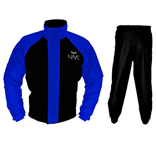 Capa de chuva motoqueiro conjunto nylon emborrachado nave (G)