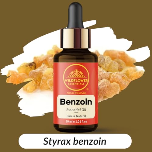 Image of Benzoin Essential Oil (Styrax Benzoin) Pure | Viscous Texture | Rich Aroma | Unisex | All Skin Types | for External Use Only | Natural Extract | Steam Distilled 30ml (1 oz)