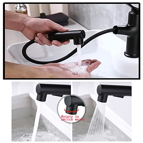 Mitigeur de lavabo rétractable pour simplifier la routine matinale et le nettoyage de la vasque