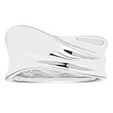 Boston Bay Diamonds Massiver Wellen-Ring aus 925er-Sterlingsilber