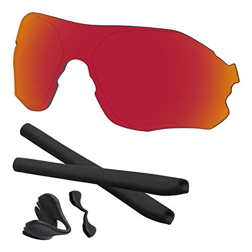 Image of EV Zero Range Lenses & Rubber Kits Replacement for Oakley Sunglass OO9327 Polarized