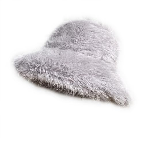 Chapeau bob pelucheux femme contre le froid avec doublure chaude hiver