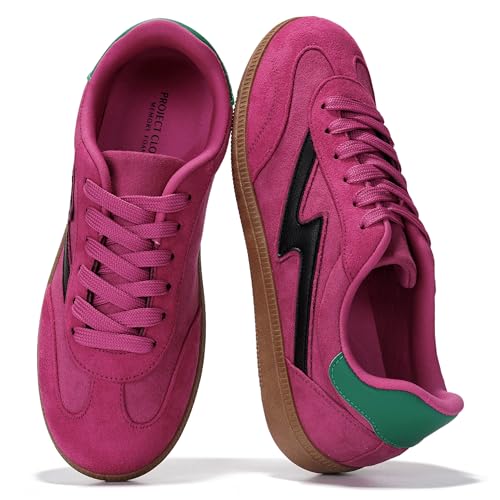 Discover the Best Memory Foam Walking Shoes for Ultimate Comfort 15 Project Cloud Fashion Sneakers for Women 2026 - Lace-Up Shoes Trendy Women Sneakers with Memory Foam Insole Women's Fashion Sneakers Non-Slip Womens Shoes (Irita,PINKCOMBO,10)