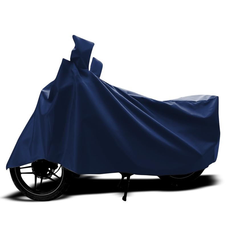 Image of SHAH BROTHERS Water Resistant Bike Cover Compatible for TVS Jupiter Classic Motorcycle /Bike Body Cover - Navy