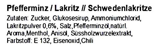Pfefferminz - Lakritz Bonbon Schwedenlakritz 2,5 kg