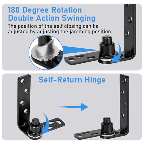 Aglehome SDH Saloon Door Hinges, 304 Stainless Steel Swinging Door Hinge thumb #5