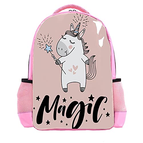 Sac à dos d'écolier licorne rose pour garçon idéal pour la rentrée