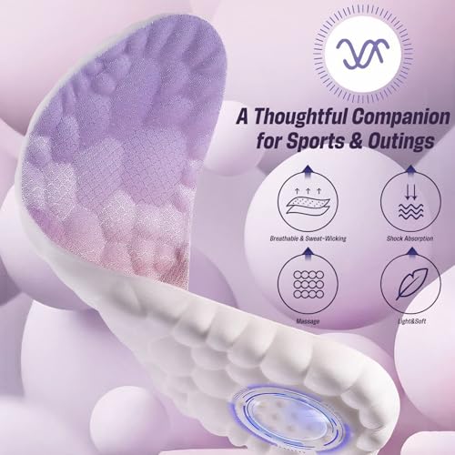 2 pares de plantillas 4D Cloud para hombre y mujer miniatura 6