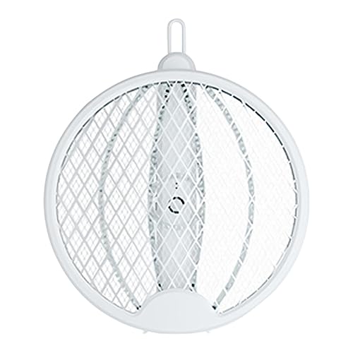 Zapper portátil para moscas | Pala matamoscas eléctrica portátil 2 en 1 | Plegable UV Fly Trap Lamp Gnat Trap Wasp Catcher Indoor Fruit Fly Zapper Raquetas para exteriores e interiores Jingan