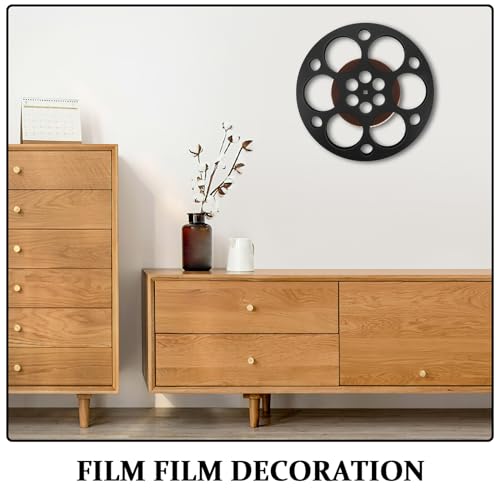 Bobine de film perforée métal style rétro pour salle de cinéma - 3